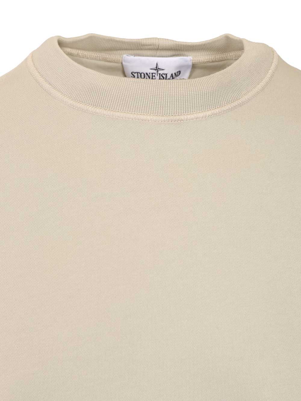Stone Island Organic Cotton Sweatshirt Sweatshirts - Grey | 6e02782352f0d6f87b1cf1e44071aa9facf06e9a