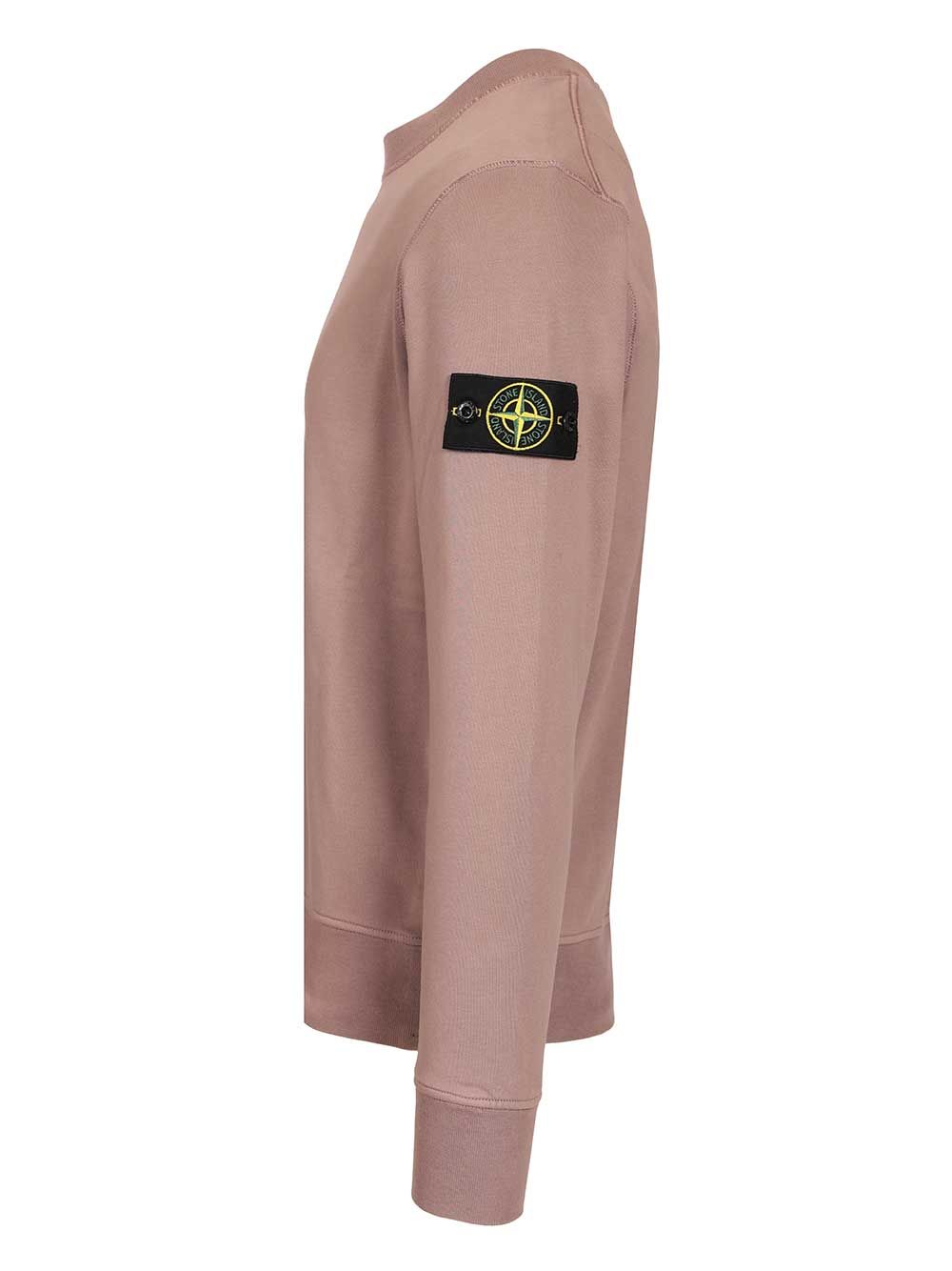 Stone Island Organic Cotton Sweatshirt Sweatshirts - Grey | 4cb9fcfd2da9a323dad3e797719d992d83b20a70