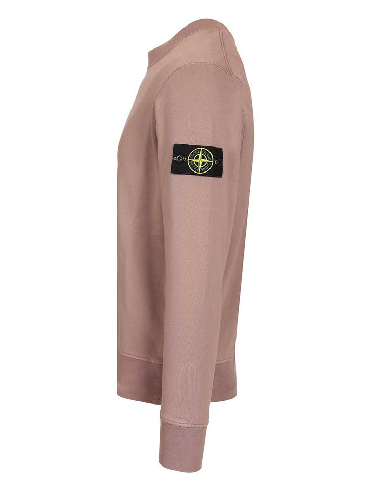 Stone Island Organic Cotton Sweatshirt Sweatshirts - Grey | 4cb9fcfd2da9a323dad3e797719d992d83b20a70