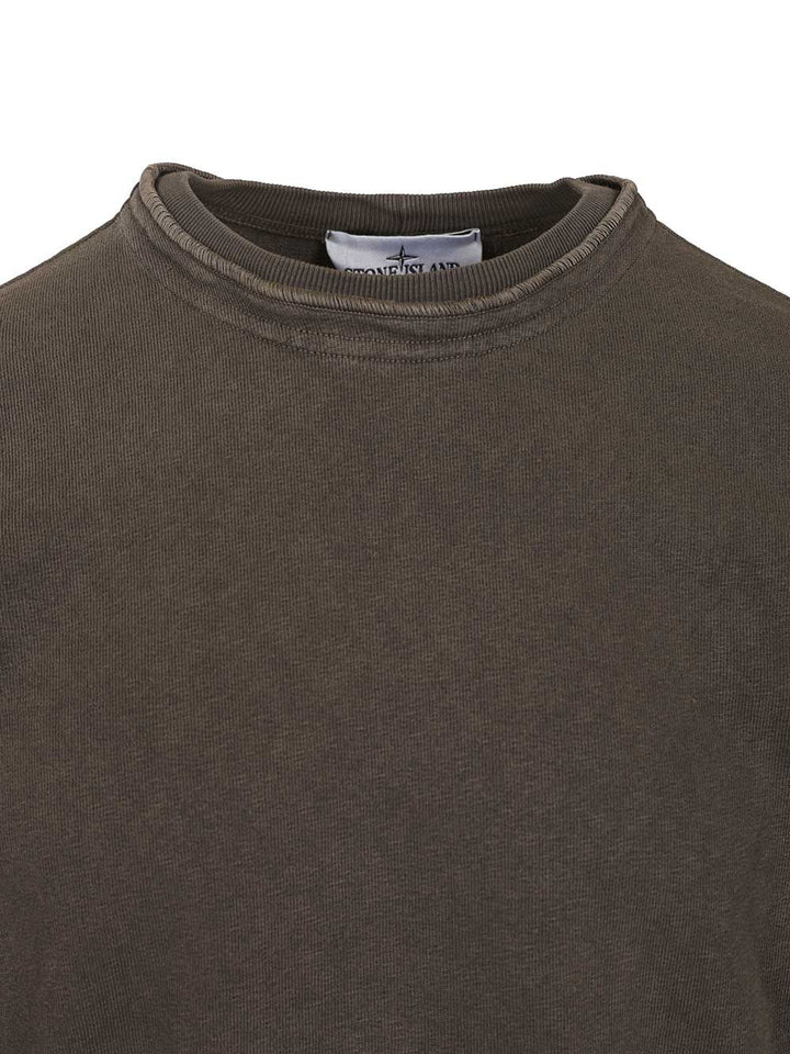 Stone Island Sweatshirt In Malfilé Cotton Sweatshirts - Black | c06ee8cb11c7655474f1525295c34f8638d70644