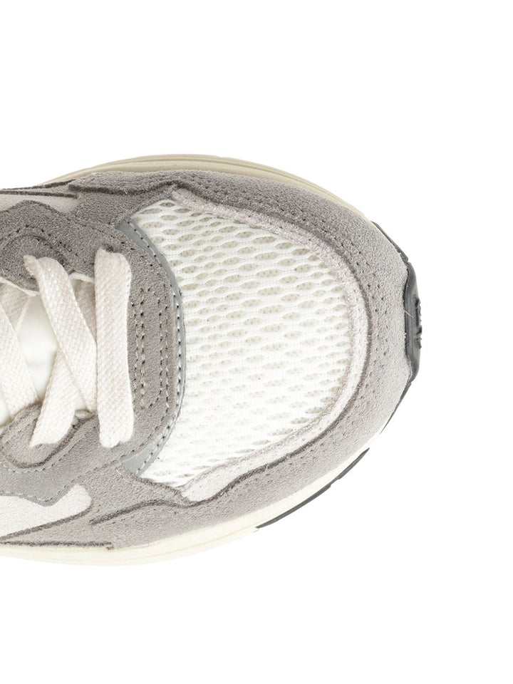 Autry  Hyperway Sneaker In Mesh And Suede Sneakers - Grey | f39383f4697e91362ad39cbdfae9261eee68171b