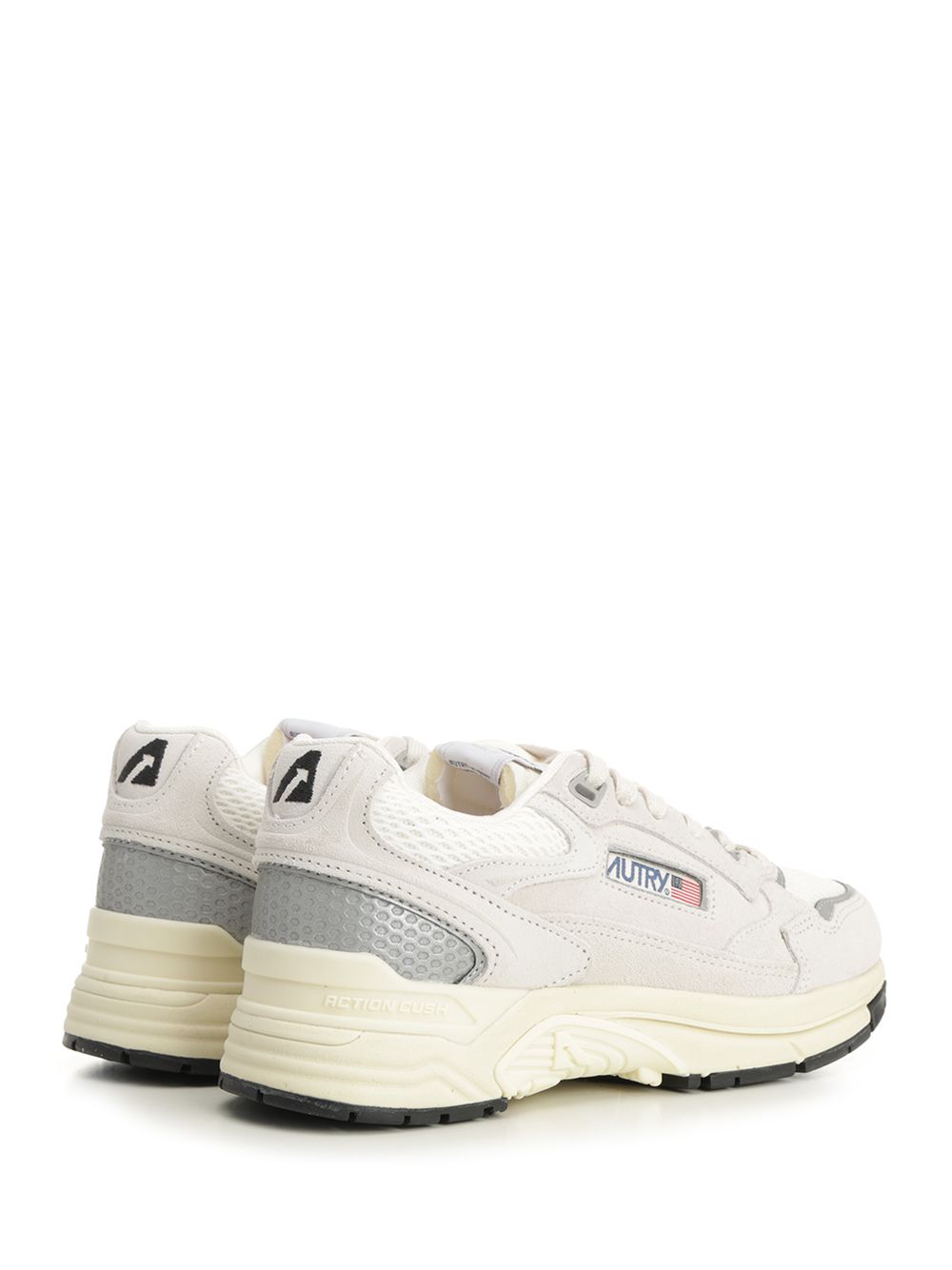 Autry  Hyperway Sneaker In Mesh And Suede Sneakers - White | 80787167af8a732acd0c0cd7da69493adde25bc1
