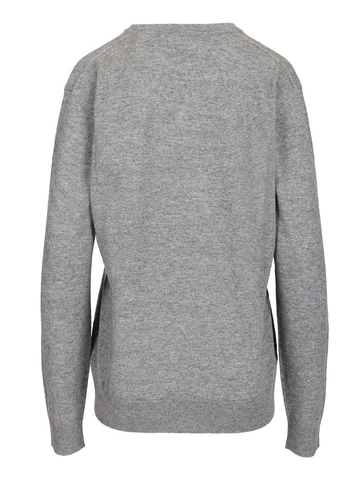 The Row Nina Cashmere Sweater Knitwear - Grey | fc96d145ae9e081cb113de6c4e8b167151b87e1f