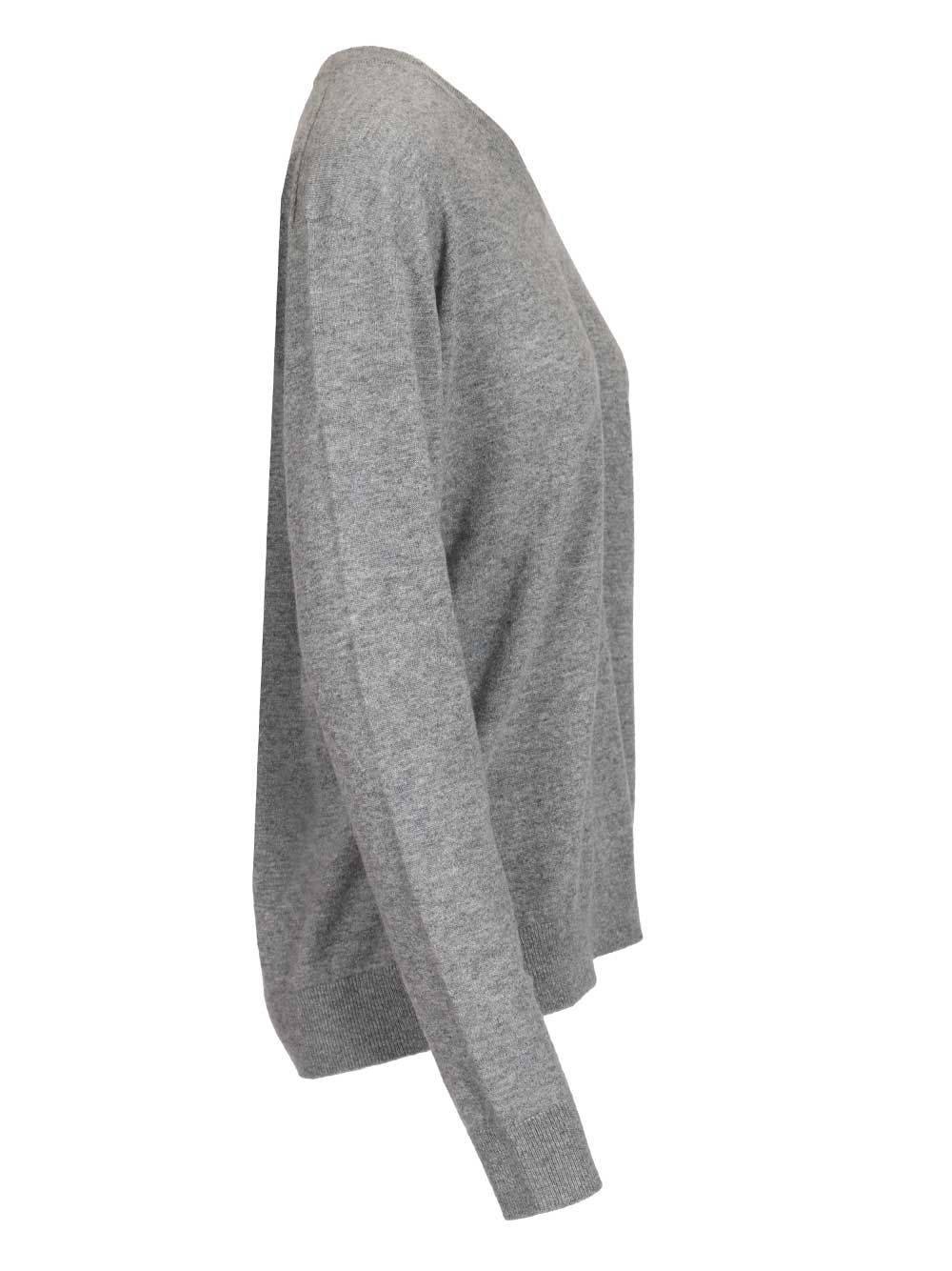 The Row Nina Cashmere Sweater Knitwear - Grey | 061ed137ac2ace9ead167358532e78406cb5d61c