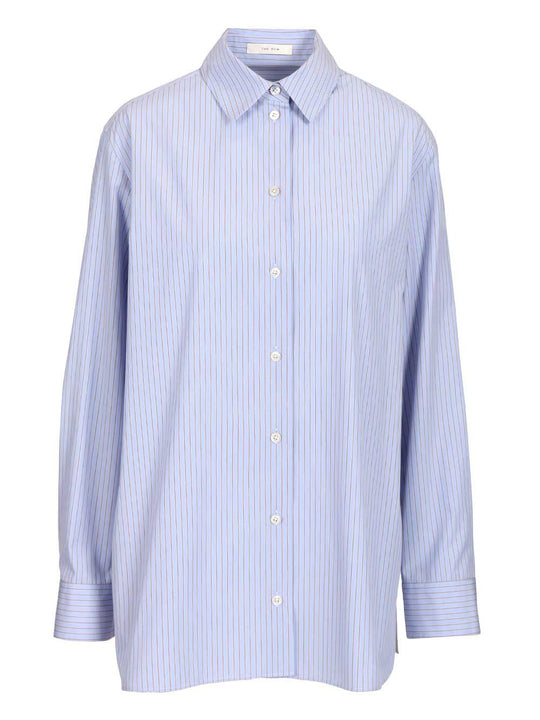 Sisilia Cotton Shirt Shirts Light Blue