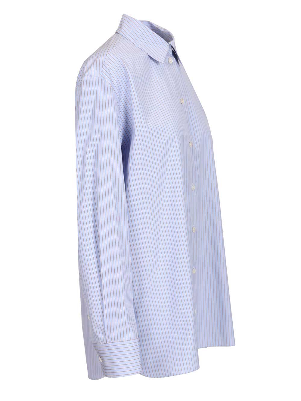The Row Sisilia Cotton Shirt Shirts - Light blue | 0f25fa4cdd98202b0840ab97f2f8fcc1bb42561f
