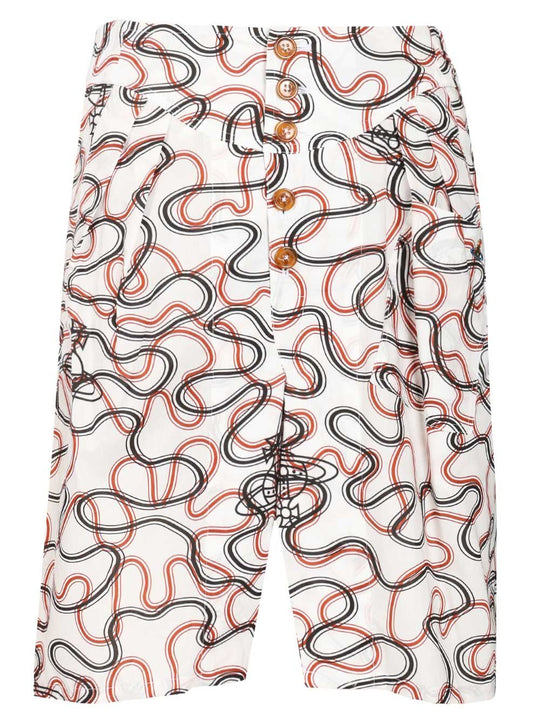 Romario Bermuda Shorts Shirts White