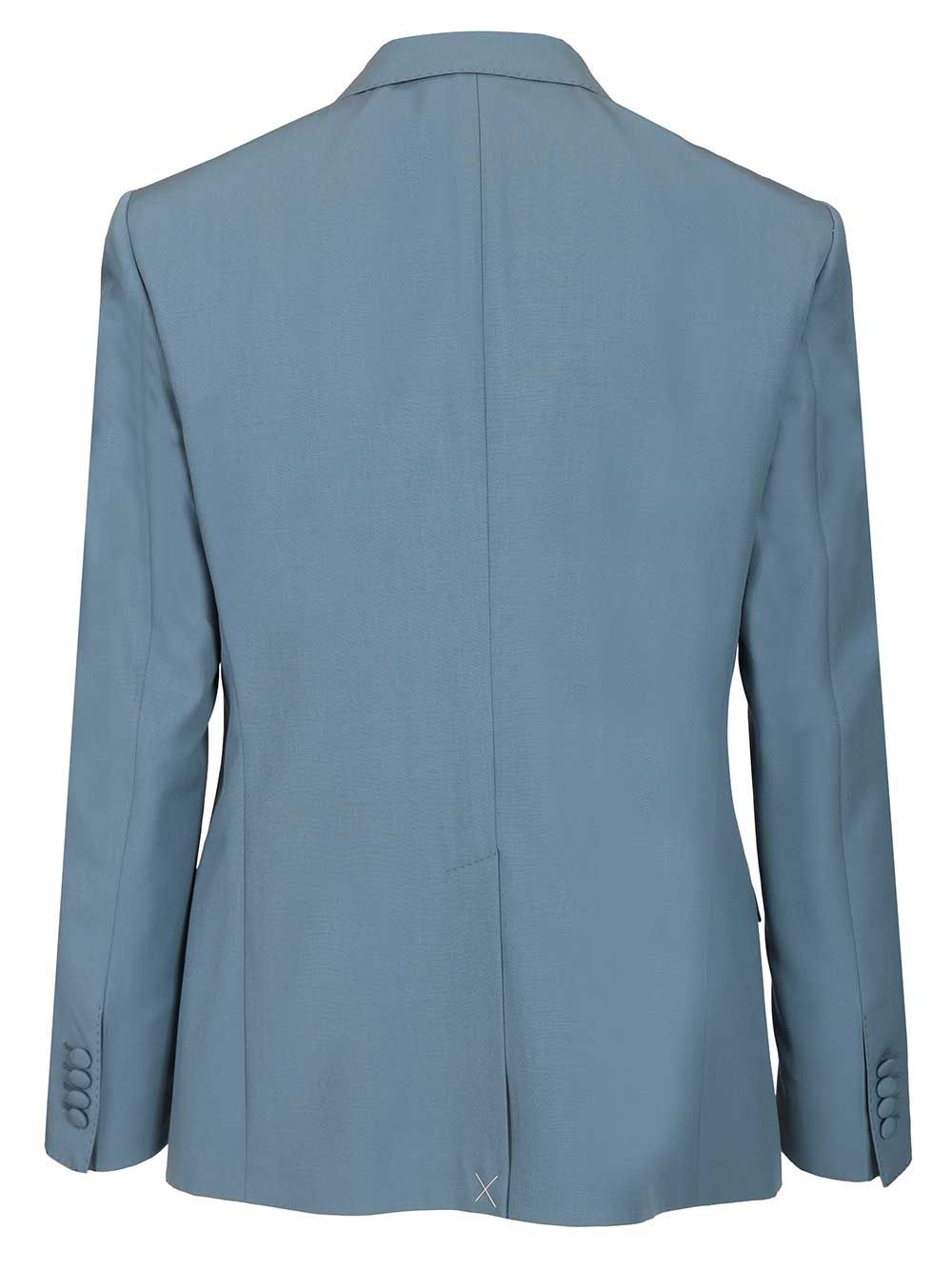 Dolce & Gabbana Double-Breasted Wool Poplin Jacket Jackets - Light blue | a70211354e8d6f4871ae4e977b9b1f746ca35b20