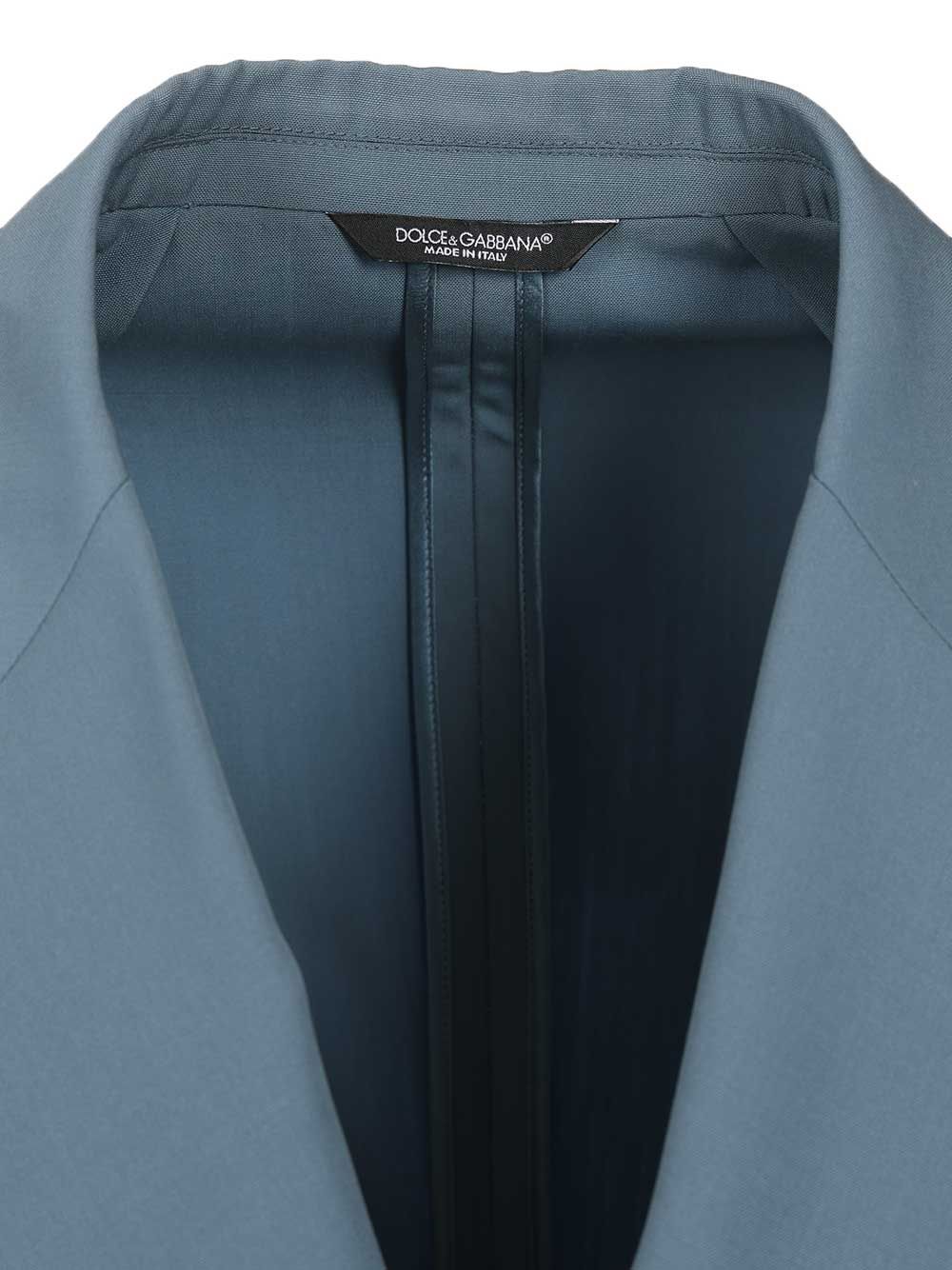 Dolce & Gabbana Double-Breasted Wool Poplin Jacket Jackets - Light blue | 13551f0f5c82eb8775dd46320130bb9d03bb89d0