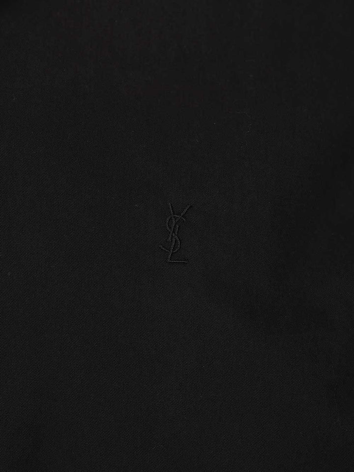 Saint Laurent Cassandre Short Jacket Jackets - Black | beddd4677e8084b1ff3e6ce8022ac3d4fab61cd6
