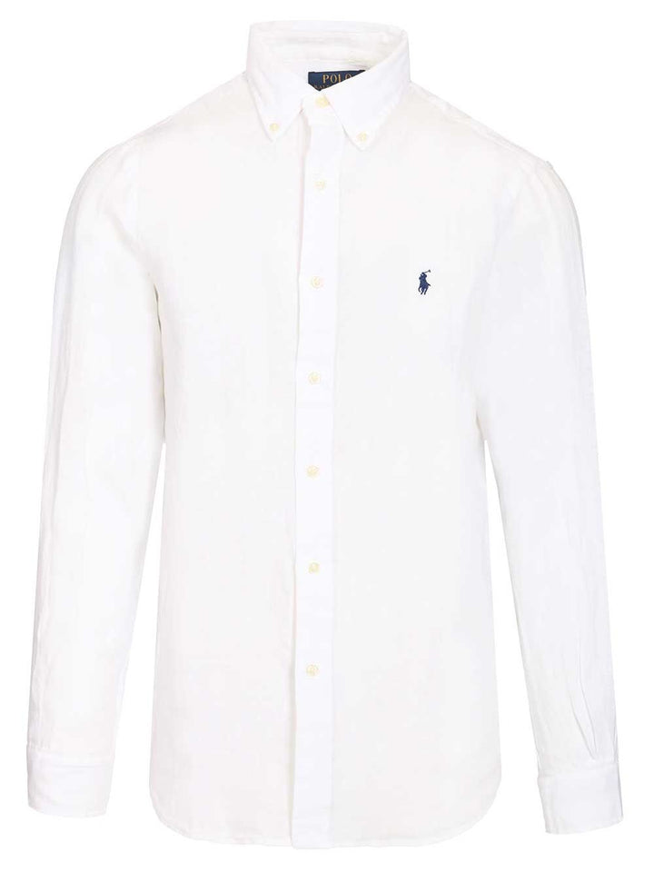 Polo Ralph Lauren Lightweight Linen Shirt Shirts - White | 19d5f73334656fa2196999750a19c1f458e14b43