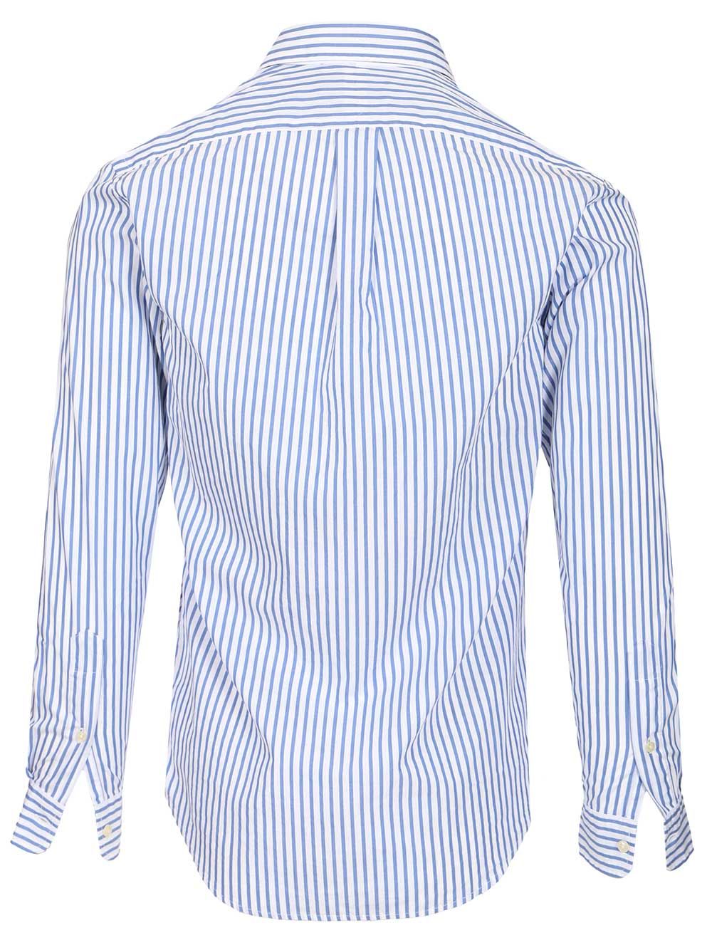 Polo Ralph Lauren Custom-Fit Striped Poplin Shirt Shirts - Multicolor | d320231f9638b42f96e6e0ea33bf8cf4b32b33b8