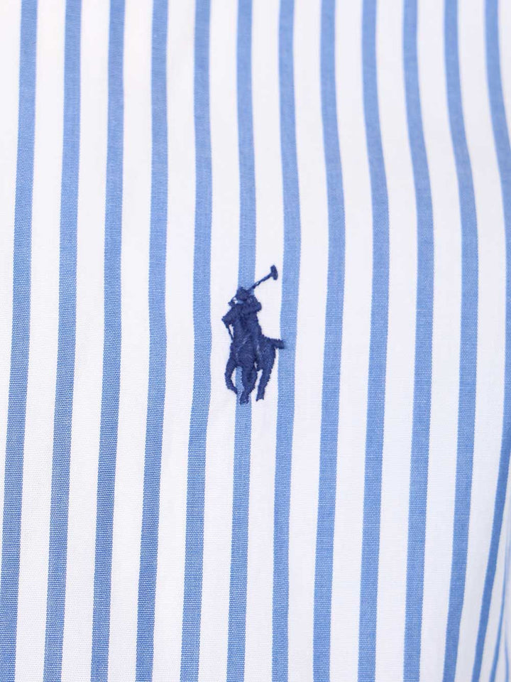 Polo Ralph Lauren Custom-Fit Striped Poplin Shirt Shirts - Multicolor | f8ba272b8b420d2db10159e34081046a642e8546
