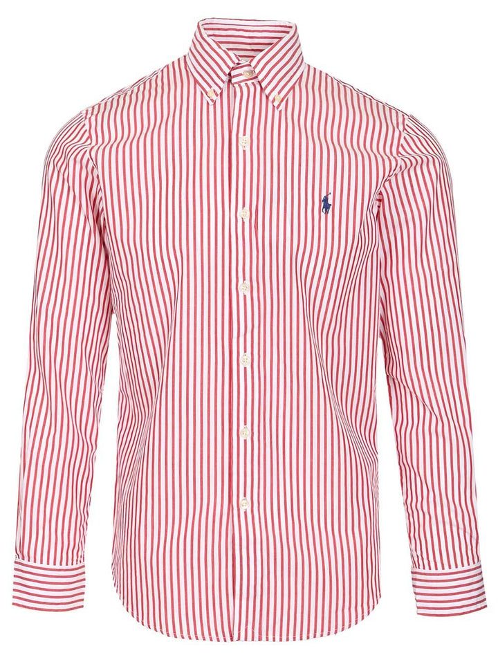 Polo Ralph Lauren Custom-Fit Striped Poplin Shirt Shirts - Multicolor | 67b26e1a5f471ee9d5017c76d967eed06db4429d