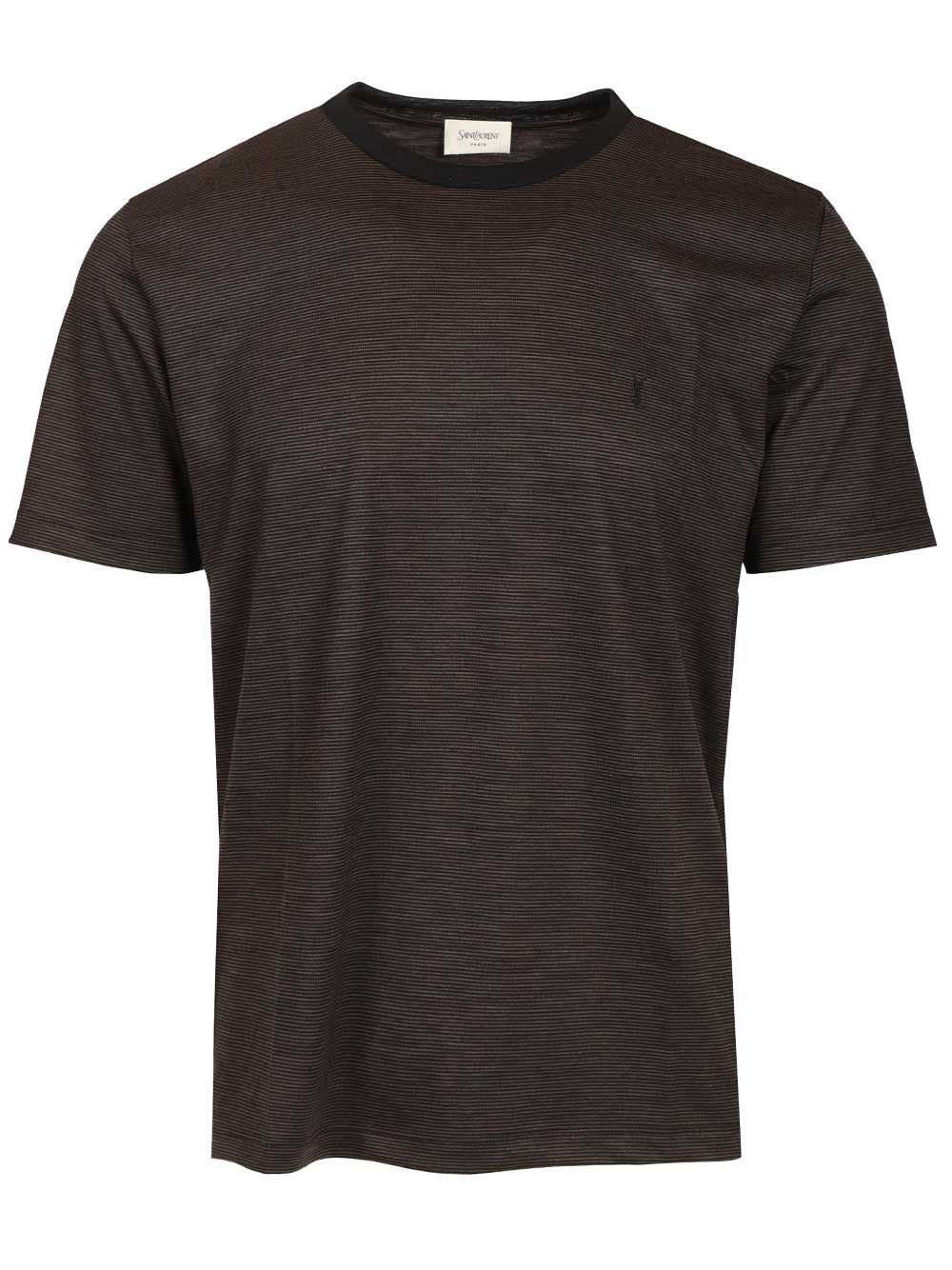 Saint Laurent Cassandre T-Shirt - Black | e71bb4ca888aaaeaa79f6f6731ec5c0fd7702a9f