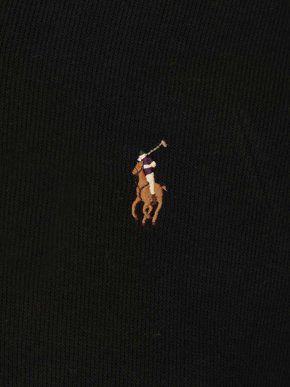 Polo Ralph Lauren Ribbed Zip-Up Sweater Sweatshirts - Black | a33fad357fb2f7f092f2e3bba272406438e0f77a