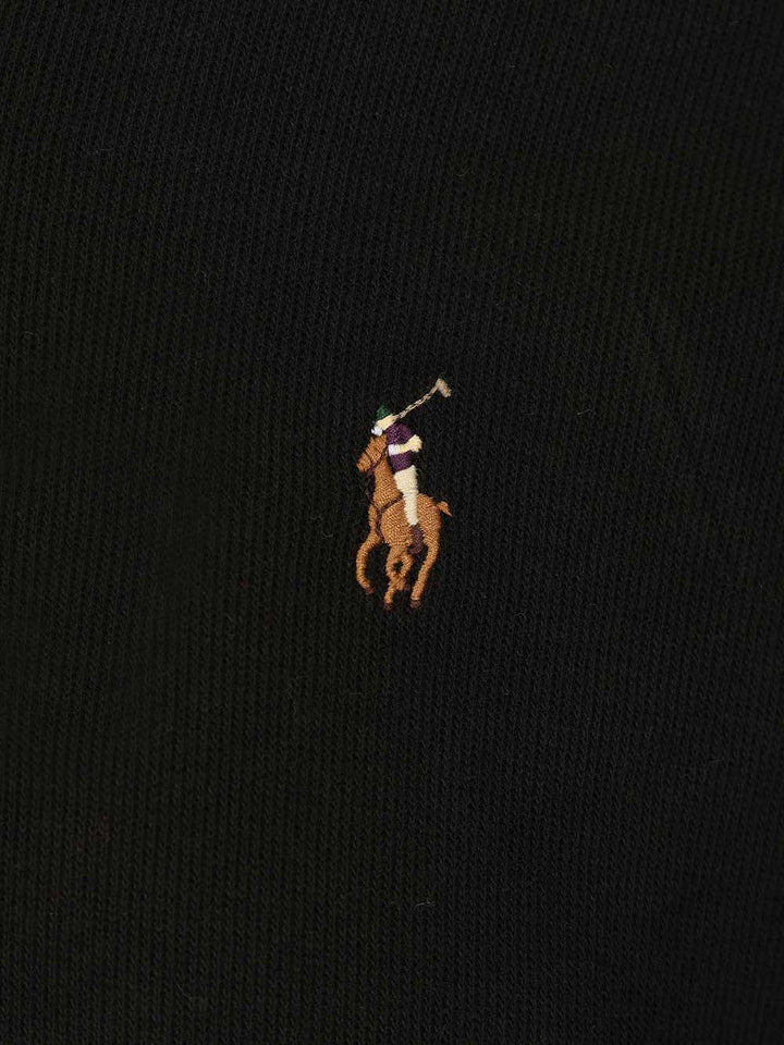 Polo Ralph Lauren Ribbed Zip-Up Sweater Sweatshirts - Black | a33fad357fb2f7f092f2e3bba272406438e0f77a