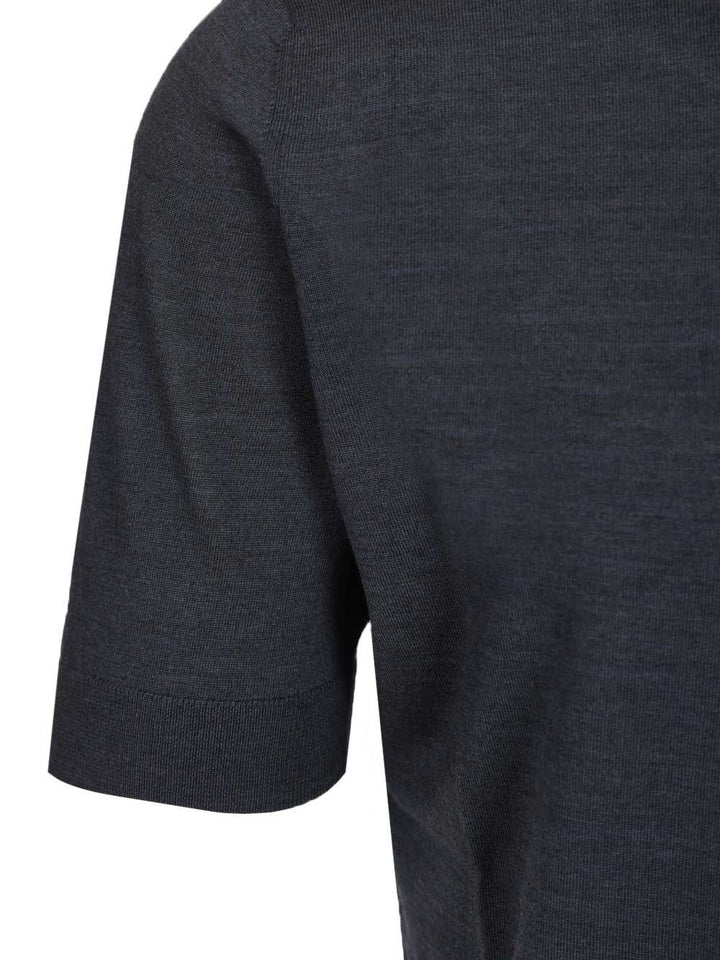 Filippo De Laurentiis Wool Polo shirt - Light blue | 19e0ceb503c16e7942201391d6f0ce11d4eb0d2d