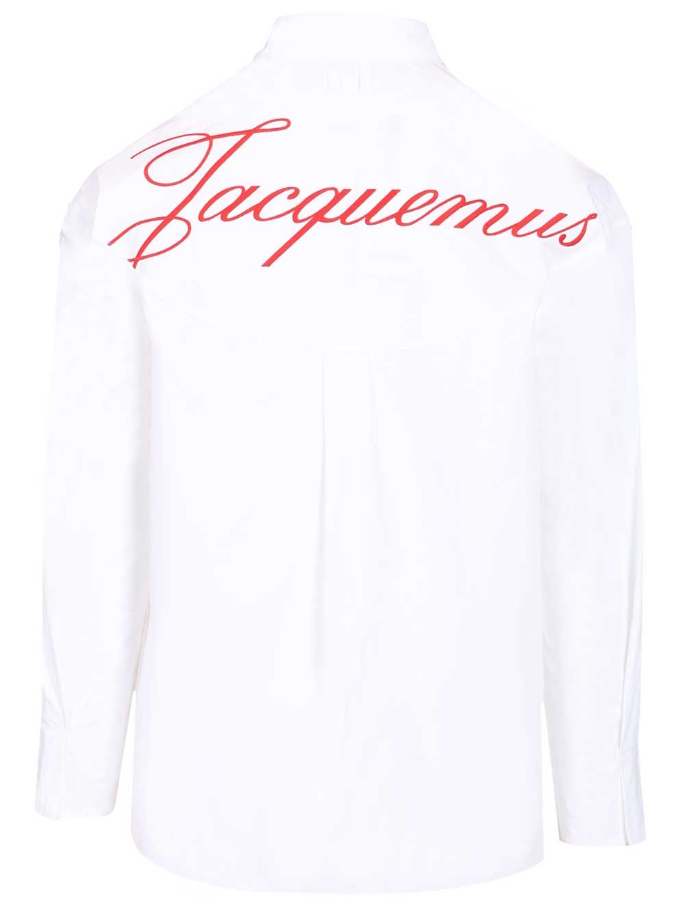 Jacquemus Atelier Long-Sleeved Shirt Shirts - White | 2a7f9fbd7602a5a440f0a5e8026ac414480edeab