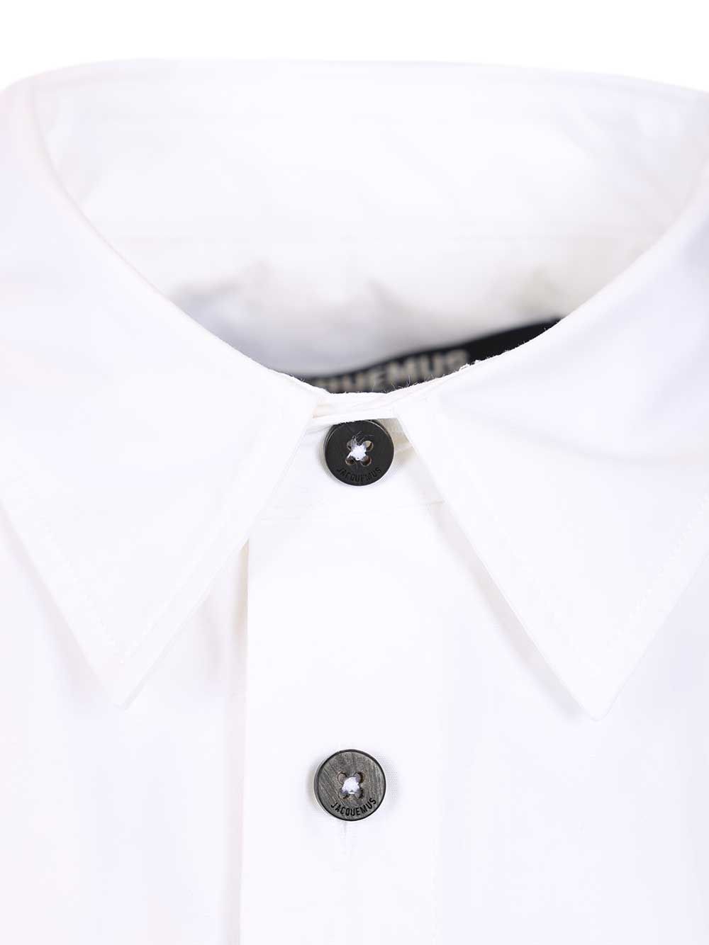Jacquemus Atelier Long-Sleeved Shirt Shirts - White | 4bb75d430f151d38f1fd7ae85478b60103dbe94d