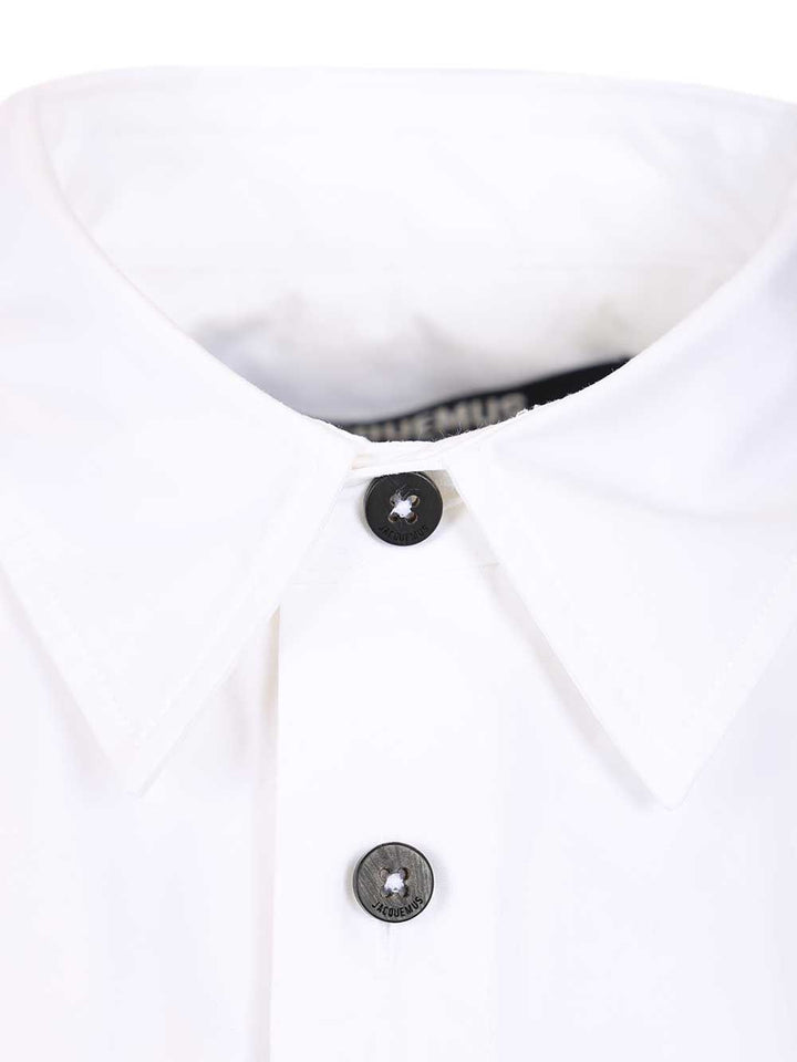 Jacquemus Atelier Long-Sleeved Shirt Shirts - White | 4bb75d430f151d38f1fd7ae85478b60103dbe94d