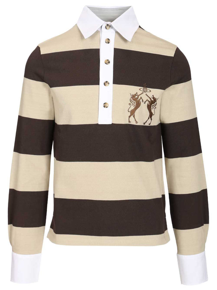 Vivienne Westwood Rugby Polo shirt - Brown | 78f777bce69d6344a4a2c03543201fb0a24042e4
