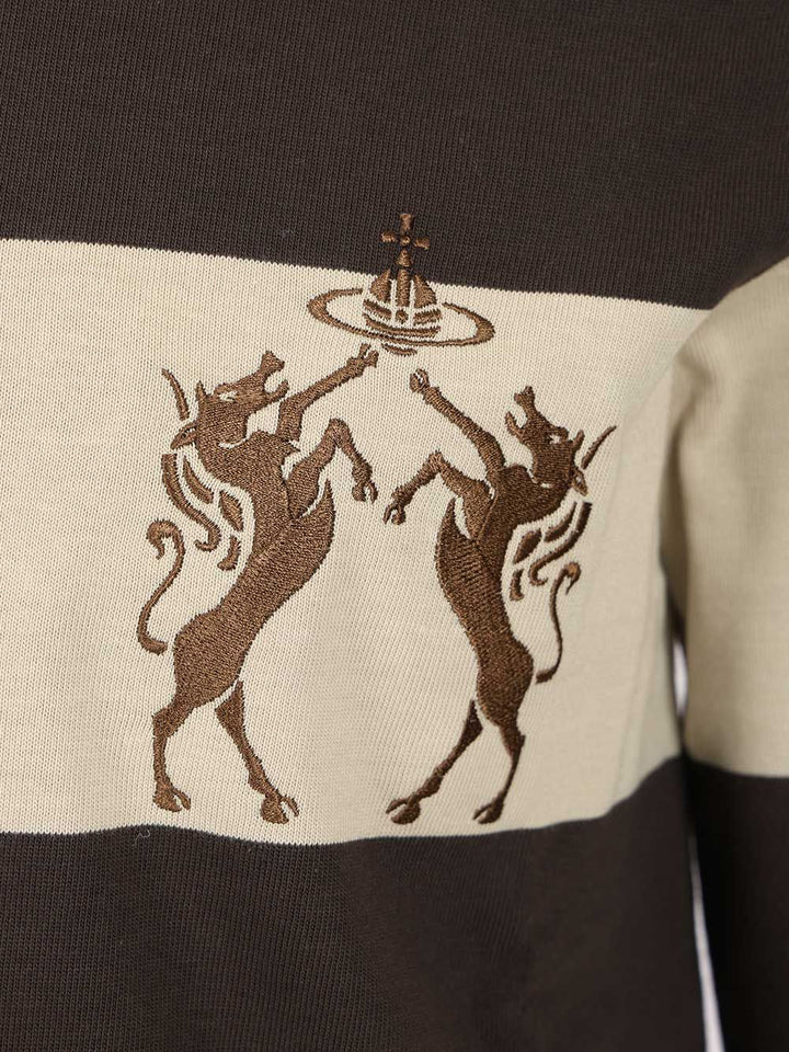Vivienne Westwood Rugby Polo shirt - Brown | 2875177ae0e550762aae679146a2c09f852cb289