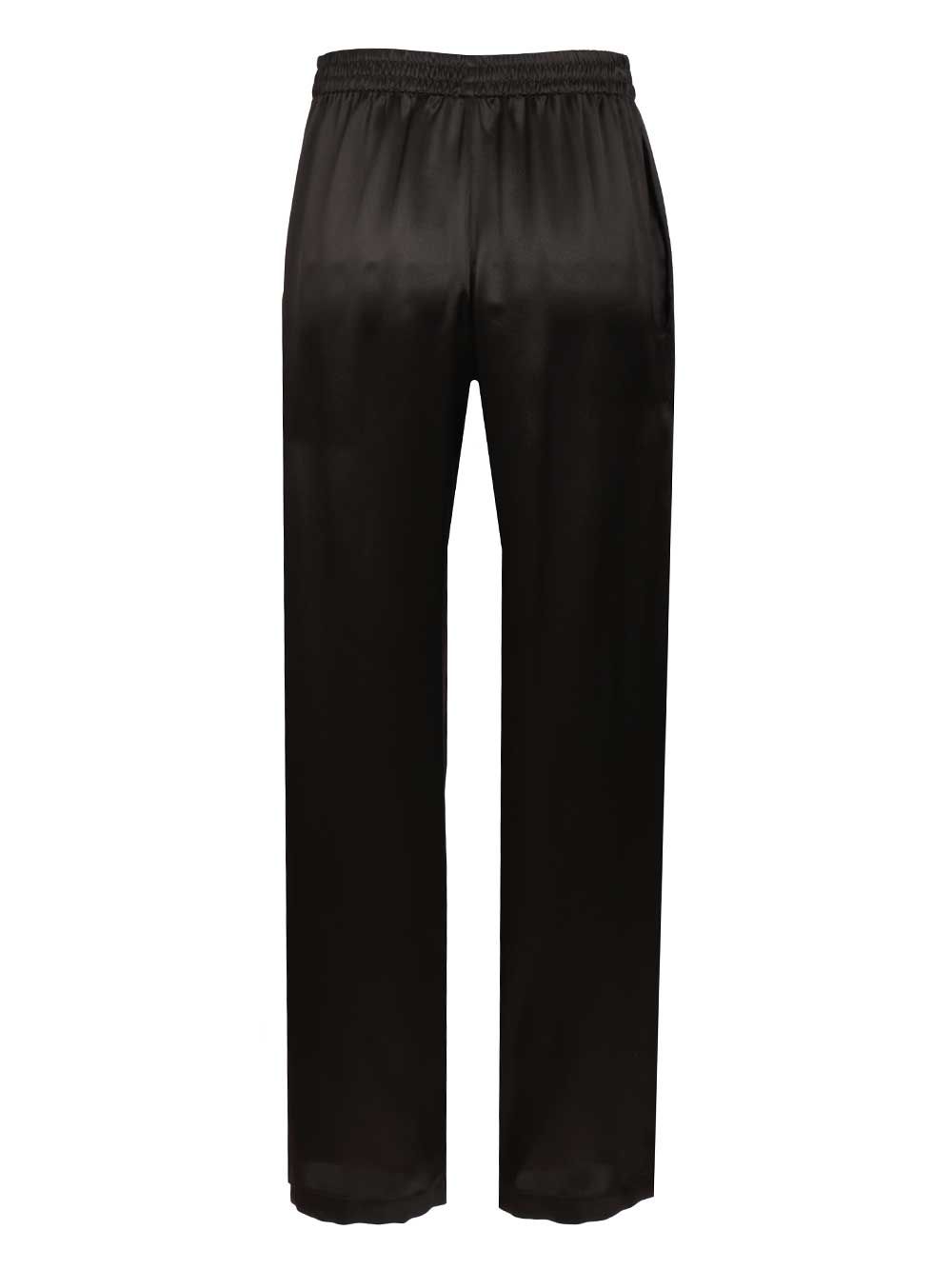 Saint Laurent Silk Satin Trousers - Black | c432bea538274183f80be010116d9de2ff7391dc