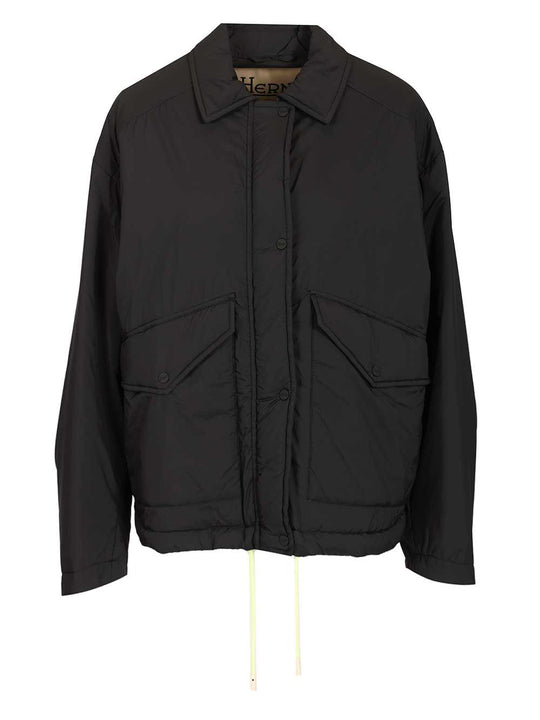Short Parka Jackets Black