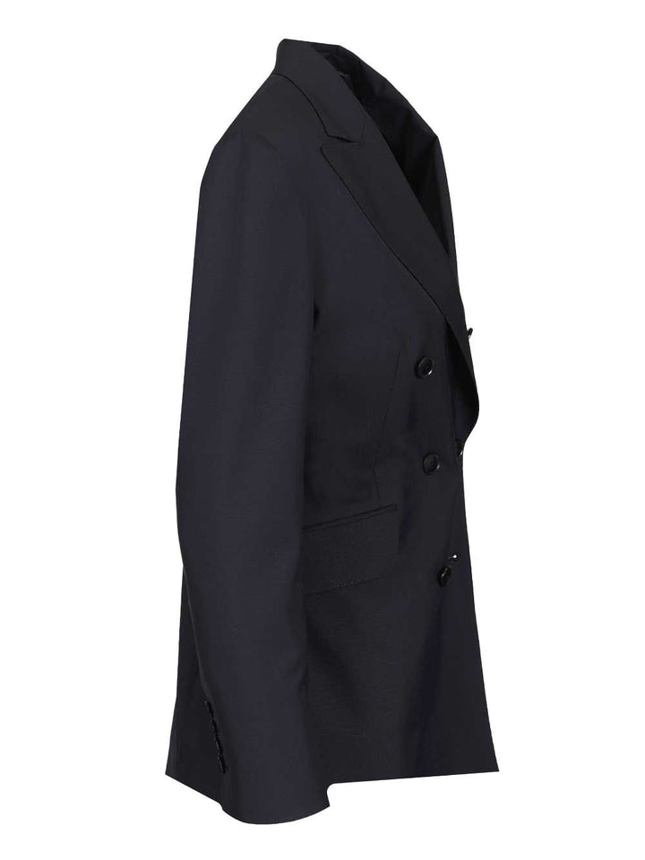 Latorre Double-Breasted Wool Blazer Jackets - Blue | 13e822cd9d4c4957dbef262ab52f333fe1aba019