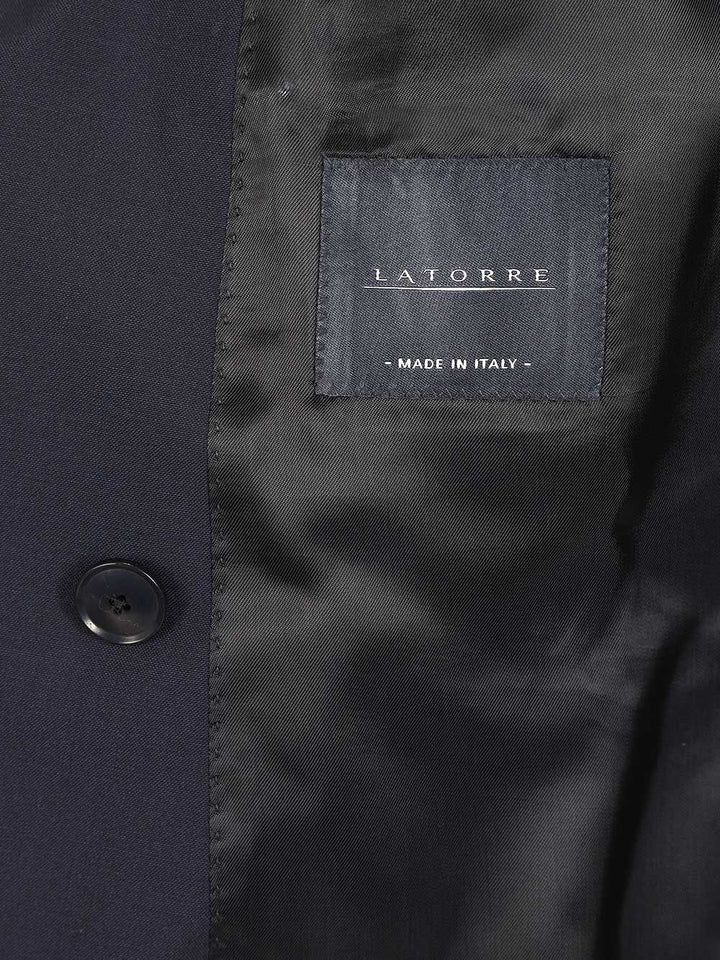 Latorre Double-Breasted Wool Blazer Jackets - Blue | cd1f0522661345bc46bc8e8c7f9b1c92aae0d704