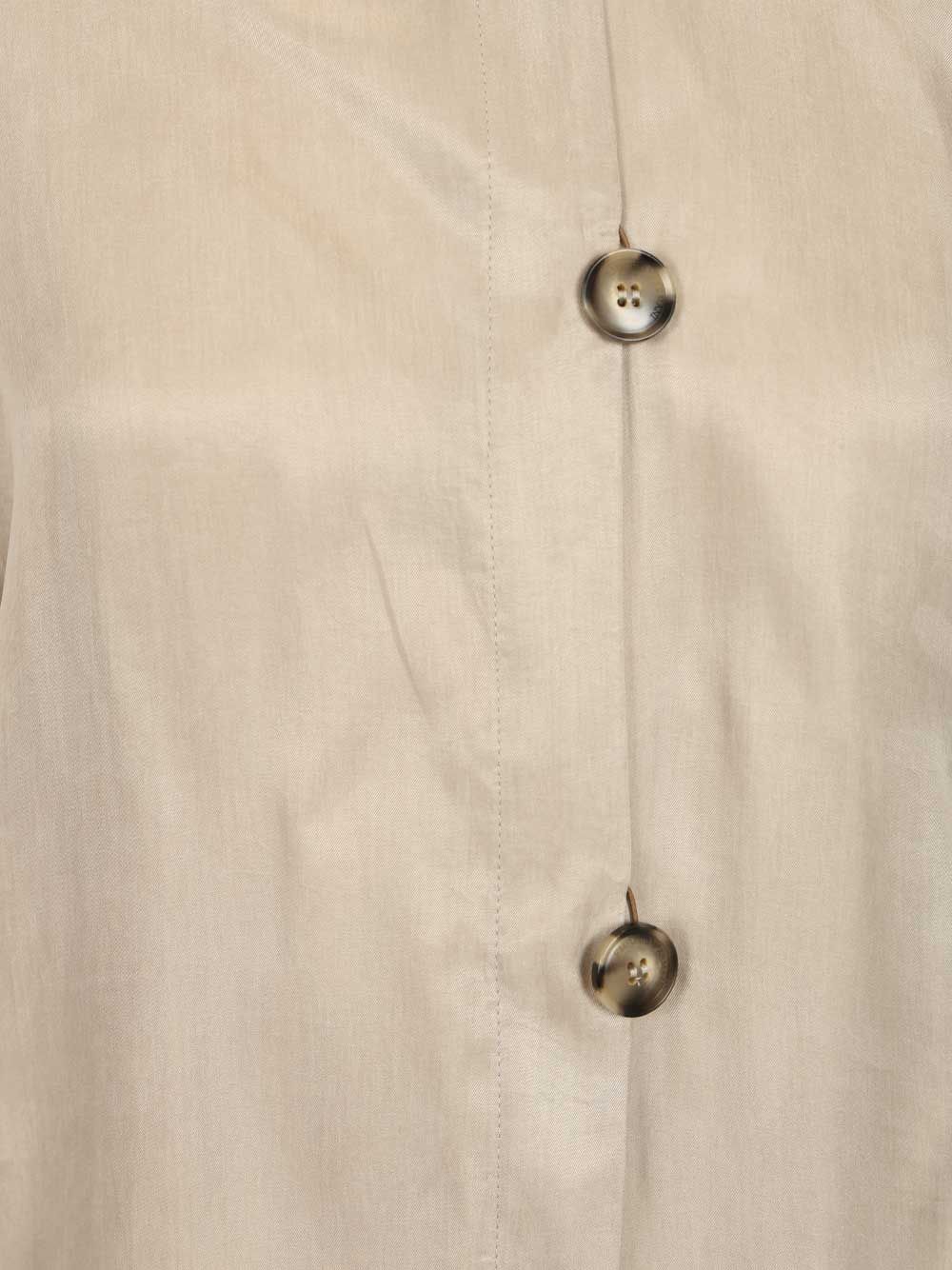 Emporio Armani Guru Collar Shirt Shirts - Grey | cf464ddf9d93271f37086c9eca3af9d892a26fcc