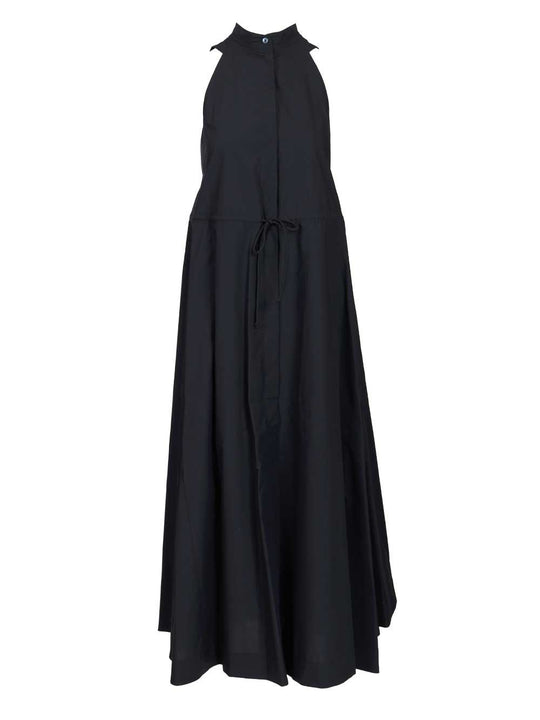 Long Cotton Dress Dresses Blue