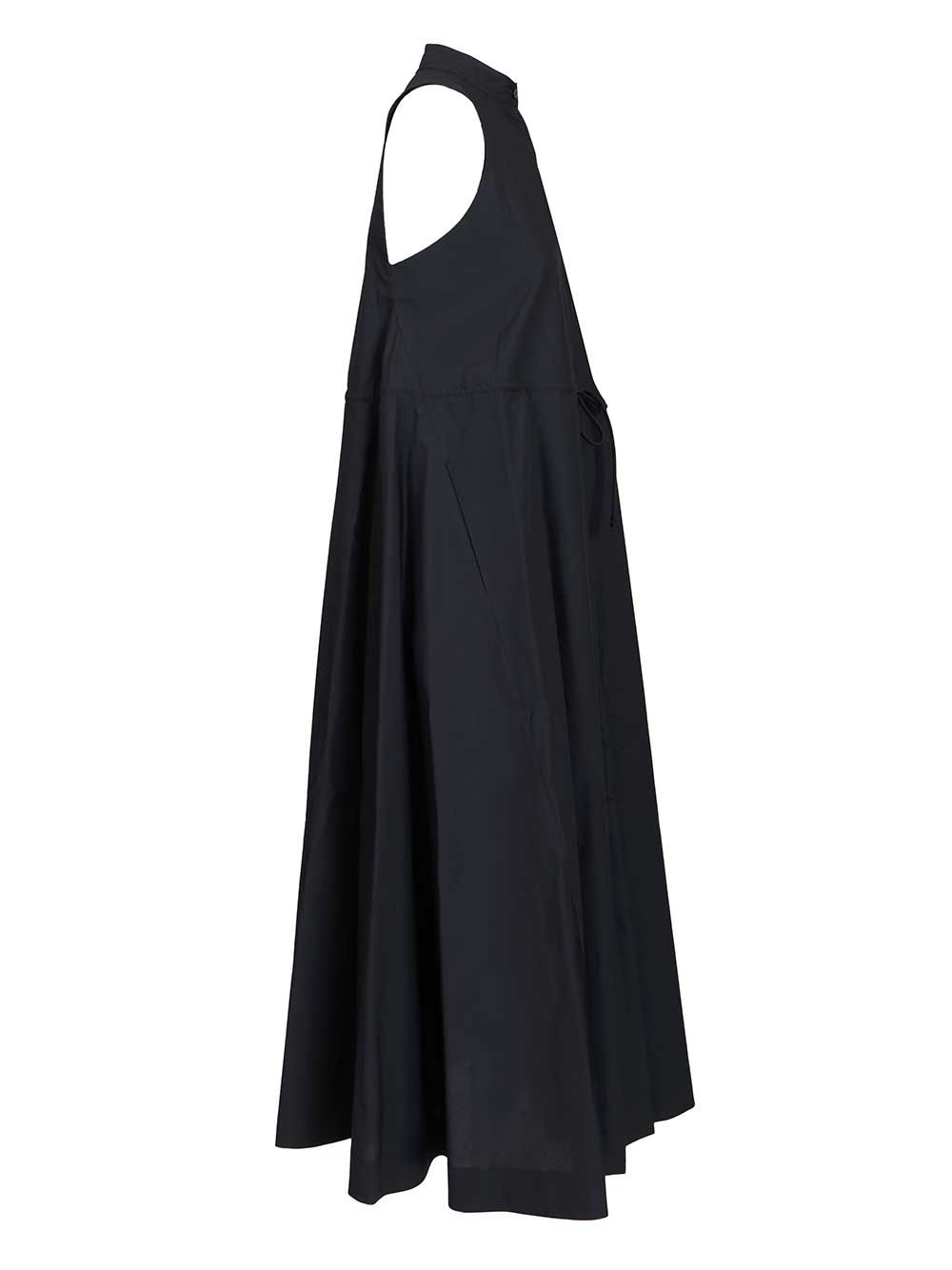 Emporio Armani Long Cotton Dress Dresses - Blue | 0802b66203acfba8d72441d78b067342b2f1d337