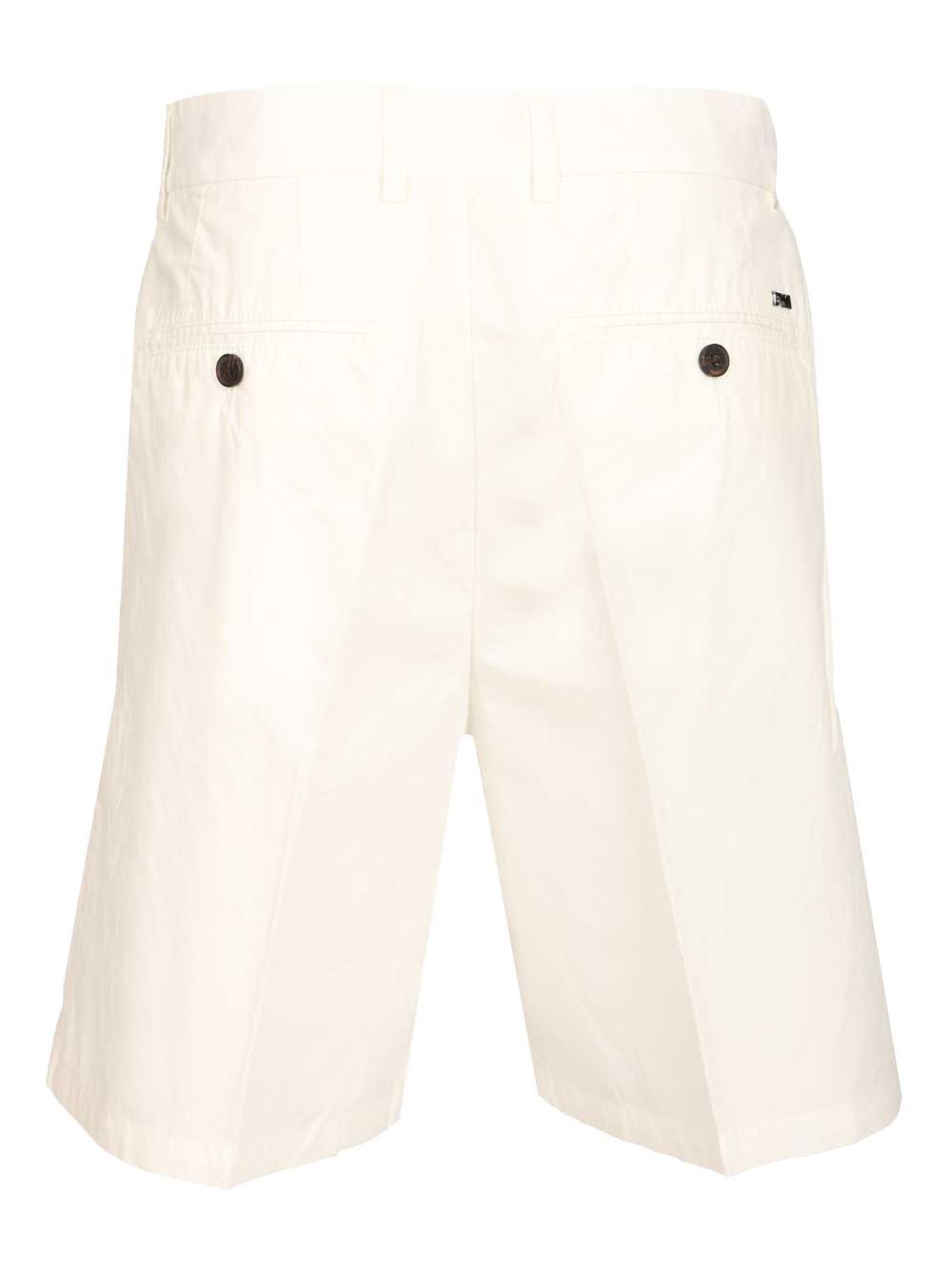 Emporio Armani Bermuda Shorts Trousers - White | 21f391035879ad01e25602196ae2a186dbf77f29