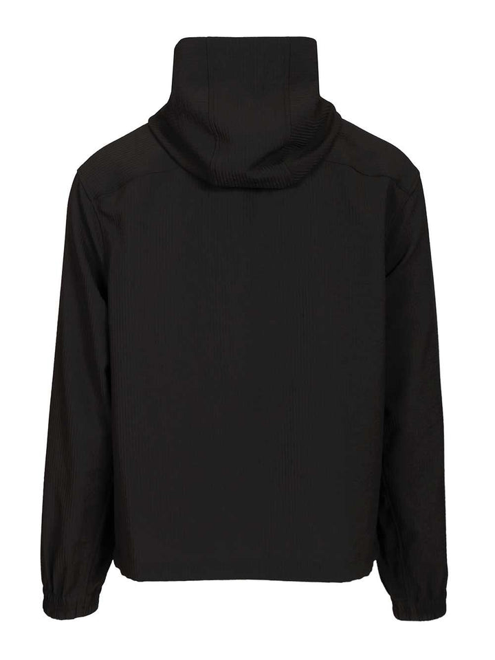 Emporio Armani Water Repellent Nylon Blouson Jackets - Black | de48ef8b3a3503f53b70118efafda4febf03b53b