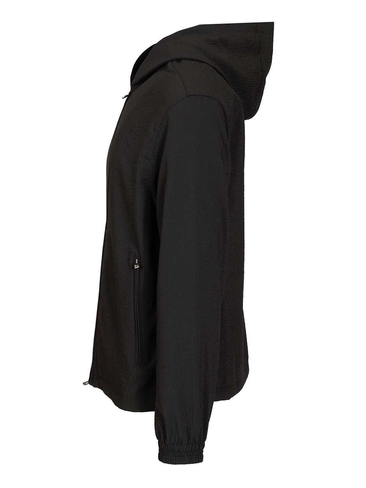 Emporio Armani Water Repellent Nylon Blouson Jackets - Black | 7e0aca6eb61017b860fc7531046b9346ddf87d54