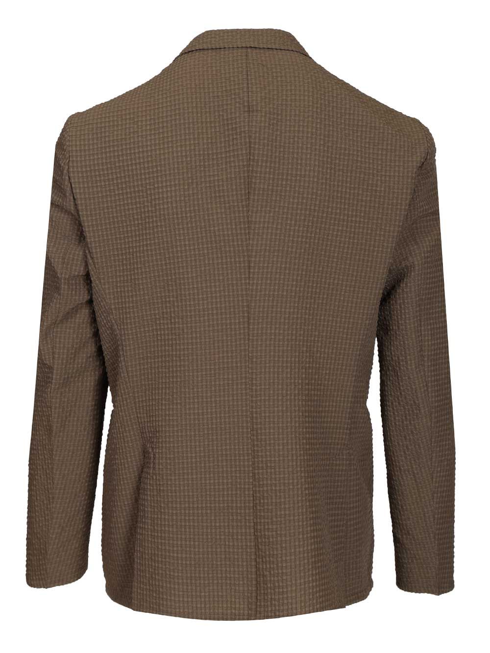 Emporio Armani Blazer Icon Jackets - Beige | 47b68b938f65f704c3e2ffc8ac82488ab3437041