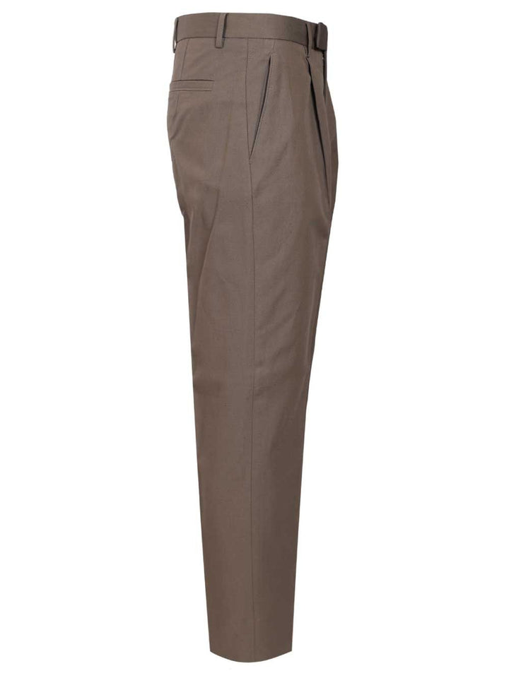 Ermenegildo Zegna Tailored Trousers - Brown | 1acc61ea6c0dc6d7c90180dc890af8ea0efdf13c