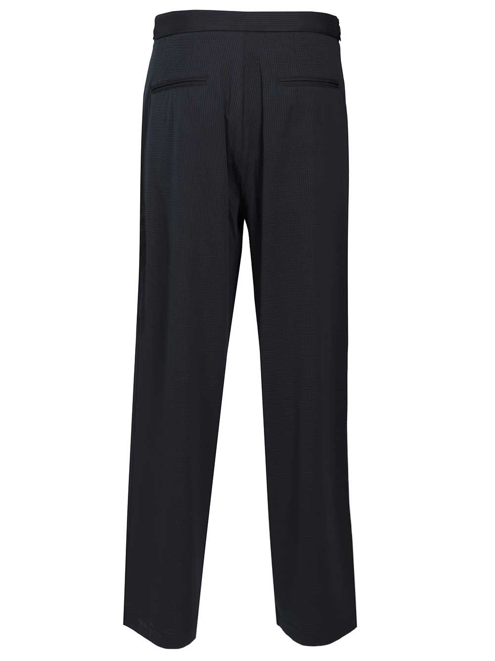 Emporio Armani With Pleats Trousers - Blue | 7978033174de6f58f38fbc0fd8547dbb2c5ba9a7