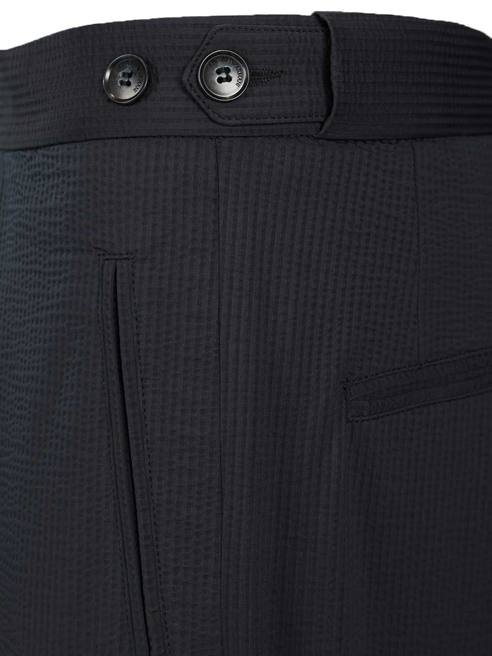 Emporio Armani With Pleats Trousers - Blue | 812a318b875d873a2f07960f2b33ea4d8c640121