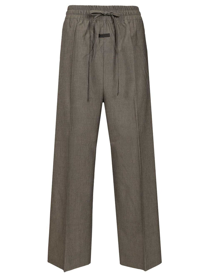 Fear Of God Wide Leg Trousers - Grey | 02251b44f7f1b3ad845d29fb0382b593560d17ad