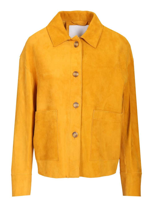 Asia Suede Jacket Jackets Orange