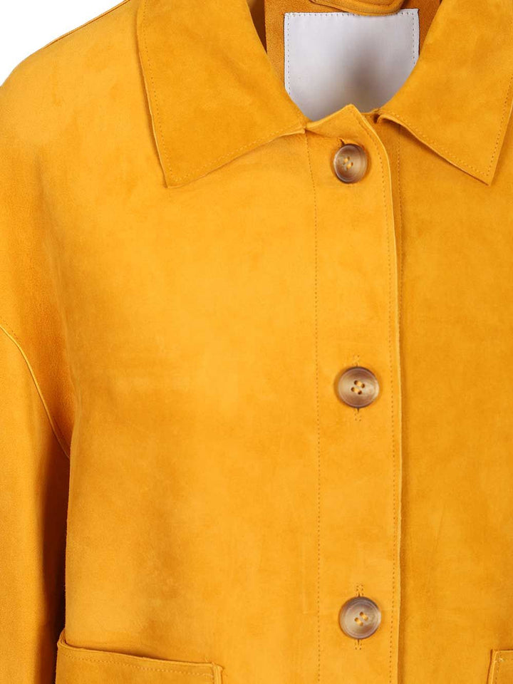 Blusotto Asia Suede Jacket Jackets - Orange | d08b0e8d6795ac6587a3188a581b32bbdb557358