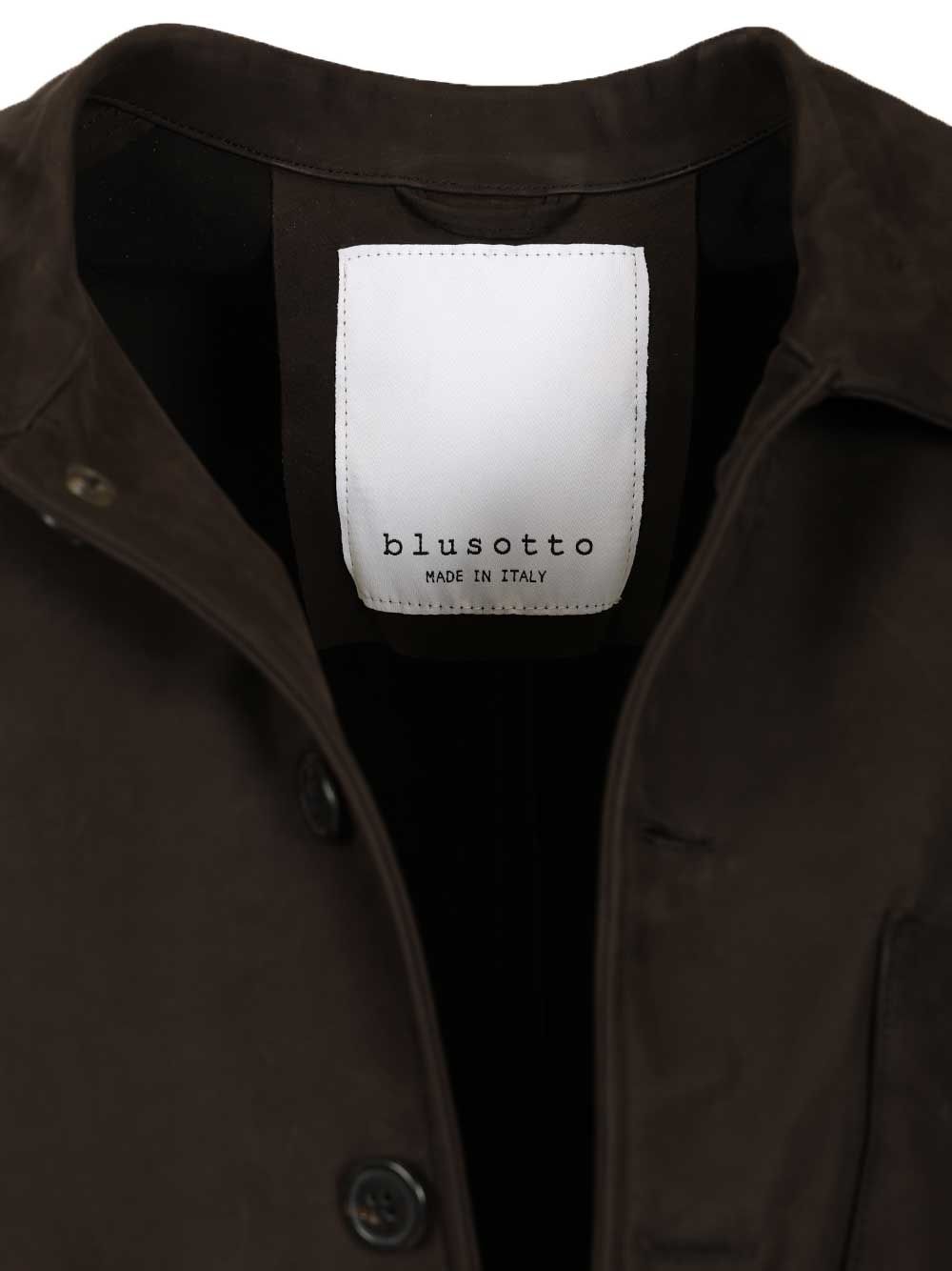 Blusotto Zeno Nubuck Overshirt Jackets - Brown | c9f1a7f1f33c9eac6a63e06b1d8081425b249b8b