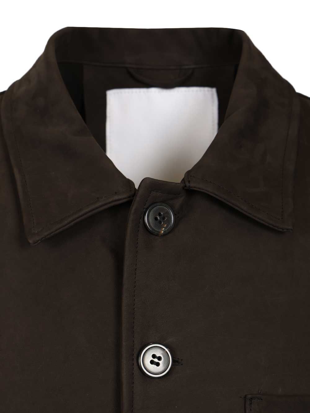 Blusotto Zeno Nubuck Overshirt Jackets - Brown | fb14135f039ffc5c13d3bab2108a123053999bbc