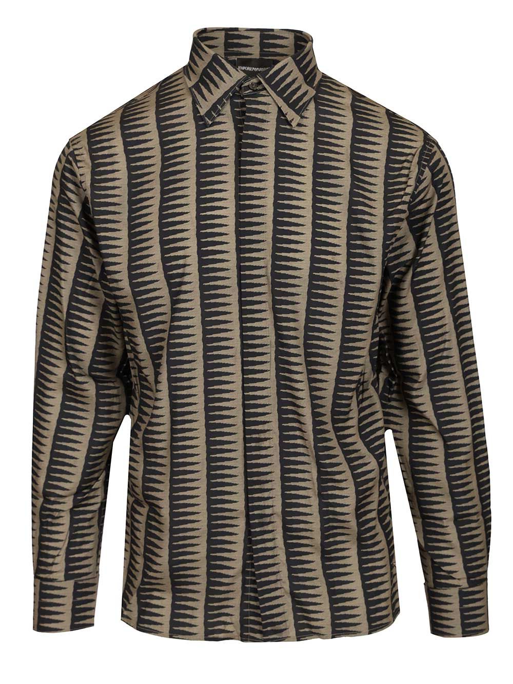Emporio Armani Lyocell Blend Shirt Shirts - Blue | 1fd6c8ade50aa1166d9f48918ecdc07d8bbf208e