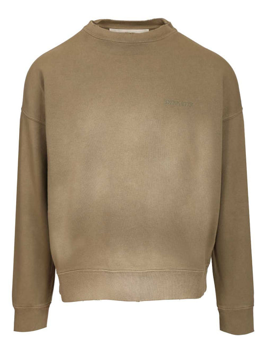 Cotton Sweatshirt Sweatshirts Brown