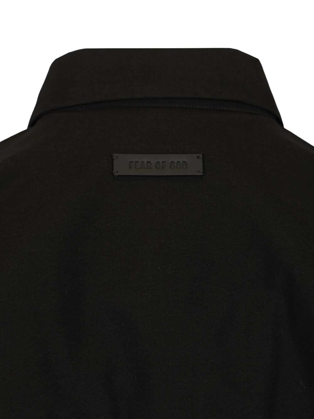 Fear Of God Cotton And Wool Shirt Shirts - Black | 019e3ee954d76f181482665dd46b58c80b7e5089