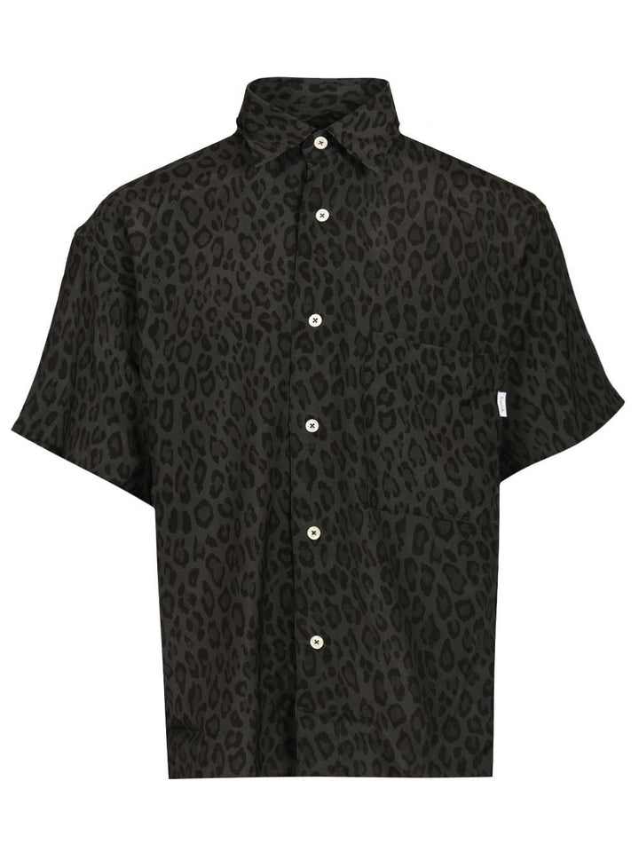 Amish Leopard Print Shirt Shirts - Green | be7bcafd06de244a9760a06b8ba4c278a1d80144
